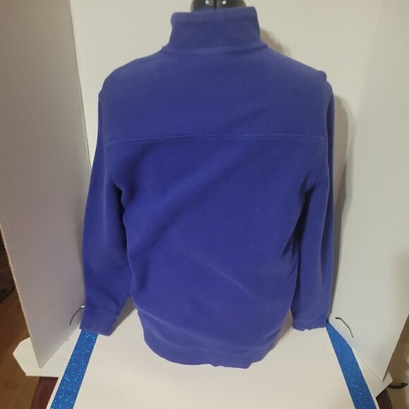 TASSO ELBA Pullover Sweatshirt Quarter Zip Mock Neck Top Purple Casual Comfort - Picture 5 of 8